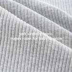 Gray Unisex Newborn Jumpsuit for Baby Photoshoots