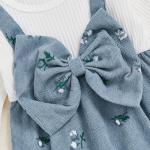 Cute Floral Long Sleeve Baby Girl Jumpsuit