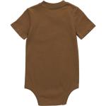 Carhartt Baby Short-Sleeve Pocket Bodysuit, Brown