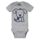 3-Piece Baby Boys Outfit Set, Blue Dog Stripe
