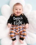 Newborn Baby Boy Long Sleeve Outfit Set