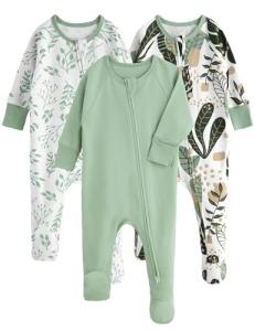 Organic Cotton Baby Pajamas 3-Pack for Infants