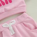 Baby Girl 1st Birthday Outfit Set, Pink