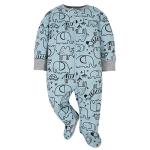 Gerber Baby Boys 4-Pack Jungle Blue Sleepers