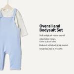 Sofia Grainge Unisex Babies' Velour Overall Set