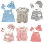 Adorable 6-Piece Baby Doll Clothes Set