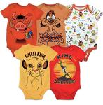Disney Lion King Baby Boys 5-Pack Bodysuits