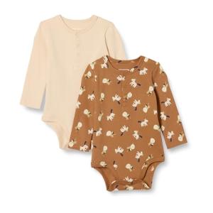 Amazon Essentials Long-Sleeve Bodysuits for Babies