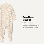 Amazon Essentials Baby Cotton Footed Bodysuit Pack