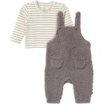 Gerber Baby Boys' Microplush Overall Set - Gray