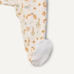 Amazon Essentials Baby Cotton Footed Bodysuit Pack