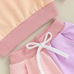 Fernvia Toddler Girl Long Sleeve Sweatshirt & Pants Set