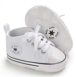 Unisex Baby Canvas High-Top Anti-Slip Sneakers