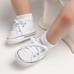 Unisex Baby Canvas High-Top Anti-Slip Sneakers