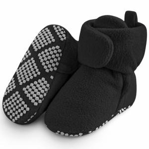 Cozy Fleece Baby Booties for 6-12 Months