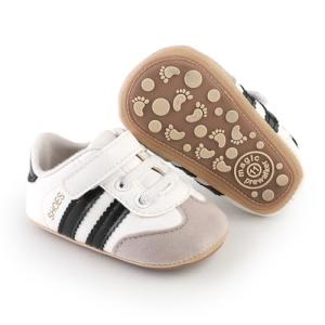 Retro PU Leather Baby Sneakers for Toddlers