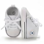 Unisex Baby Canvas High-Top Anti-Slip Sneakers