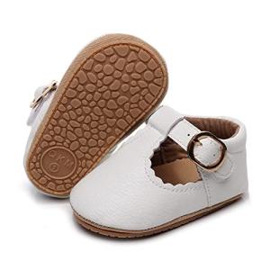 HONGTEYA Baby Girls Mary Jane Non-Slip Flats