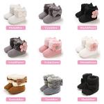 Warm Anti-Slip Winter Booties for Infants