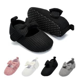 Mary Jane Flats with Bow for Baby Girls