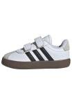 Adidas Kids VL Court 3.0 Sneakers, White/Black/Grey