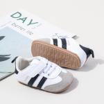 Soft Rubber Sole Toddler Oxford Shoes - White