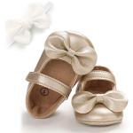 Baby Girl Mary Jane Flats with Anti-Slip Socks