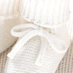 Hadetoto Cozy Knit Baby Booties for Newborns