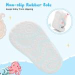 Breathable First Walking Shoes for Babies, White