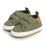 Soft Leather High Top Baby Sneakers - Green