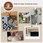 Hadetoto Cozy Knit Baby Booties for Newborns