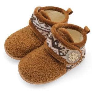 Cozy Fleece Baby Booties for Infants 12-18 Months