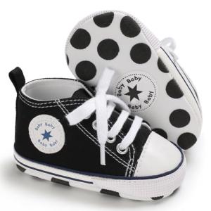 Unisex Non-Slip Canvas Baby High Top Sneakers