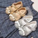 Baby Girls' Sequined Crown Ballet Flats