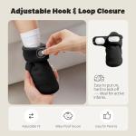 Cozy Non-Slip Fleece Baby Booties for 6-12 Months