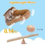 Cozy Fleece Baby Booties for Infants 12-18 Months