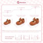 Meckior Baby Girls Bowknot Mary Jane Shoes