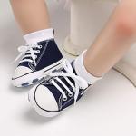 Unisex Non-Slip Canvas Baby High Top Sneakers