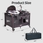 Pamo Babe 4-in-1 Baby Playard and Bassinet