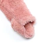 Unisex Plush Bear Ears Baby Winter Jumpsuit