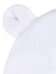 Gerber Baby White Ears Caps, 3-Pack, Newborn Size