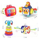 Dimoarch 4-in-1 Montessori Baby Toys for Infants