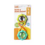 Bright Starts BPA-Free Baby Barbell Rattle Toy