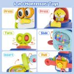 Dimoarch 4-in-1 Montessori Baby Toys for Infants