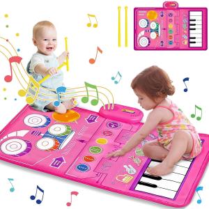 Toddler Piano Mat: 2-in-1 Music Play Toy
