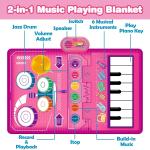Toddler Piano Mat: 2-in-1 Music Play Toy