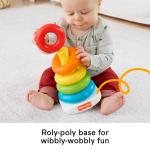 Fisher-Price Rock-a-Stack Colorful Baby Stacking Toy