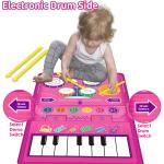 Toddler Piano Mat: 2-in-1 Music Play Toy