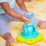 Bright Starts Press & Glow Spinner Baby Toy