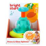 Bright Starts Press & Glow Spinner Baby Toy